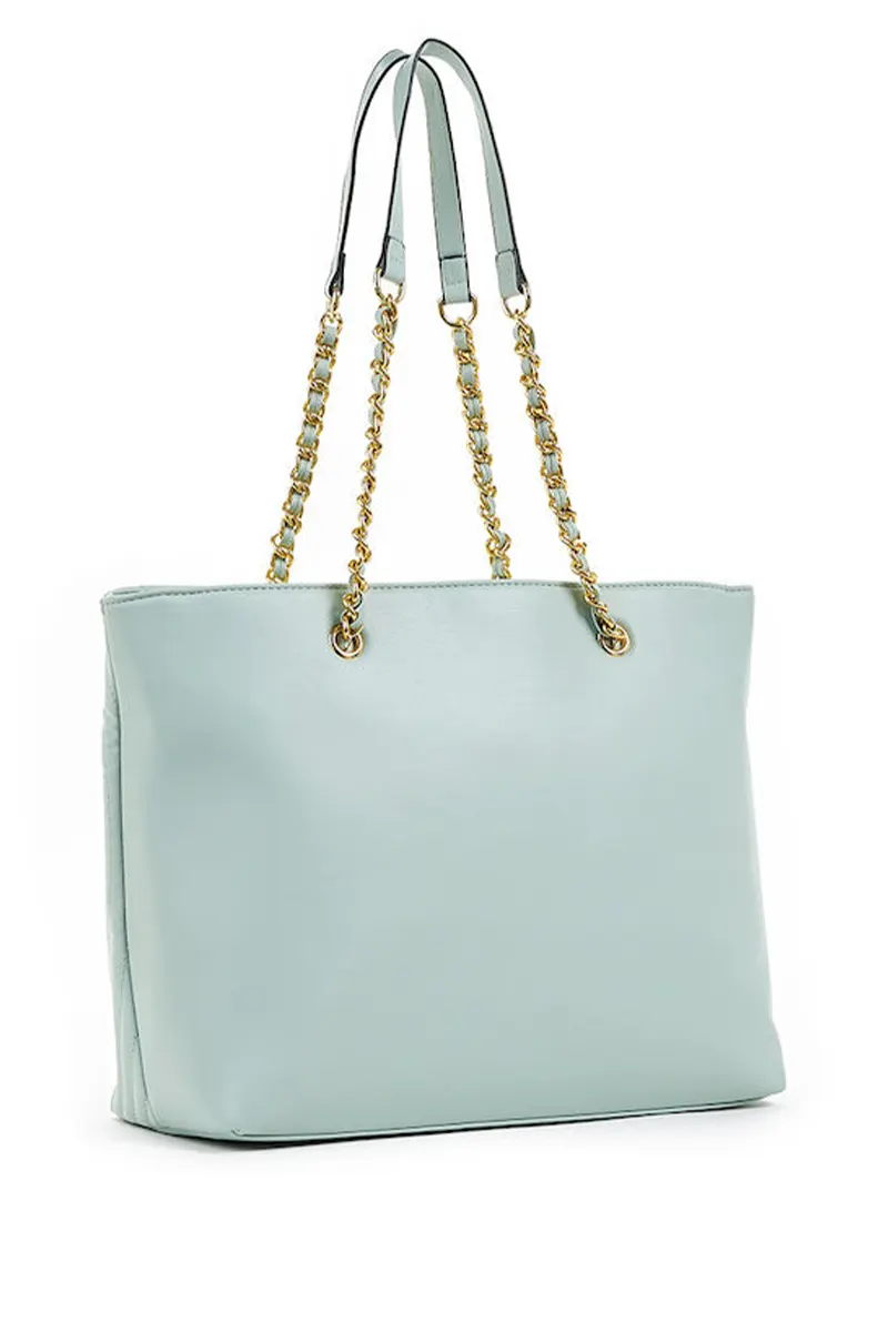 Shopping Valentina 5 Verde Fashion BORSA A SPALLA LIGHT BLUE 16 0006806 You Store Official pochette