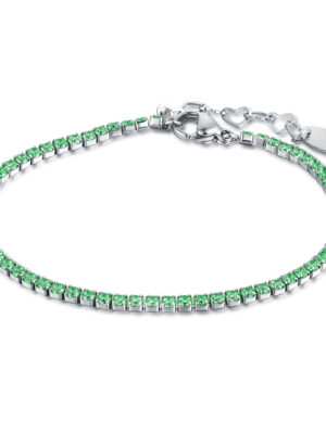 Bracciale Tennis Verde - Brand Gioielli