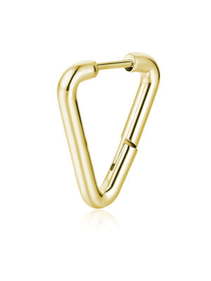 Orecchino Singolo Scattino Triangolo Oro