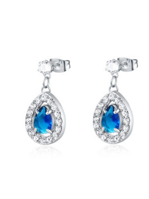 Orecchini Goccia Blu Pendenti