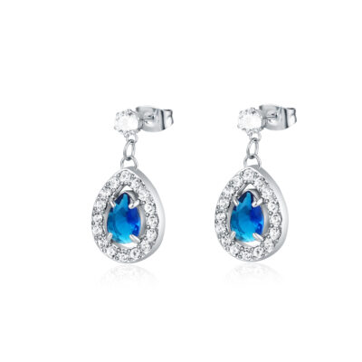 Orecchini Goccia Blu Pendenti