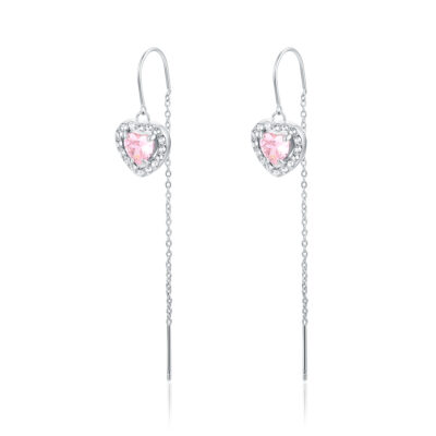 Orecchini Cuore Rosa Sali e scendi 1 14ER056P 400x400 1
