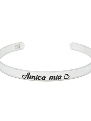 Bracciale rigido -Amica mia-