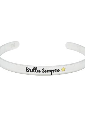 Bracciale rigido -Brilla sempre-