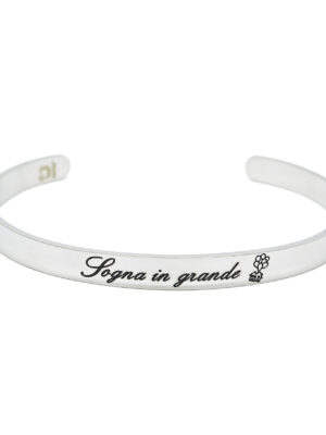 Bracciale rigido -Sogna in grande-