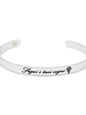 Bracciale rigido -Segui i tuoi sogni-