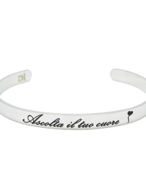 Bracciale rigido -Ascolta il tuo cuore-