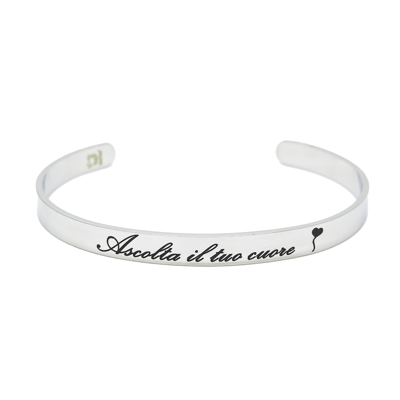 Bracciale rigido -Ascolta il tuo cuore-