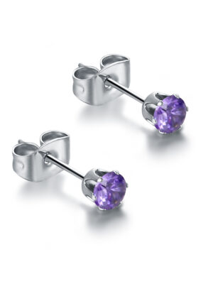 Orecchini Punto Luce Viola
