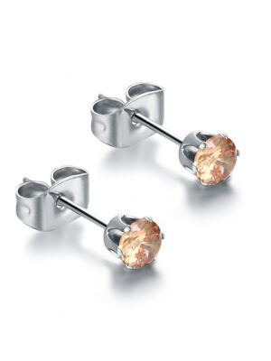 Orecchini Punto Luce Champagne