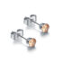 Orecchini punto luce champagne