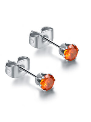 Orecchini Punto Luce Arancione