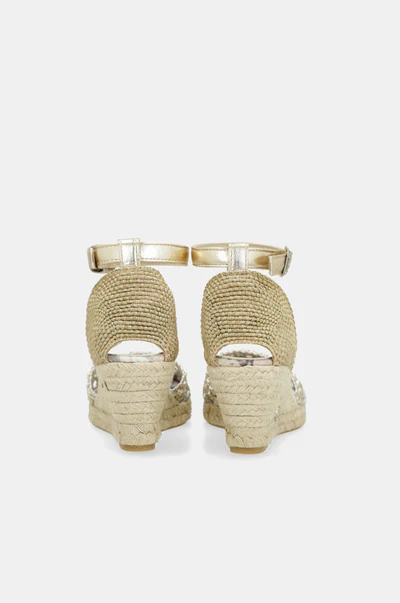 Sandali con zeppa argento Anekke 4 40381 713 3 0e8a0d80 761a 4bf1 b9cf c659950cd049
