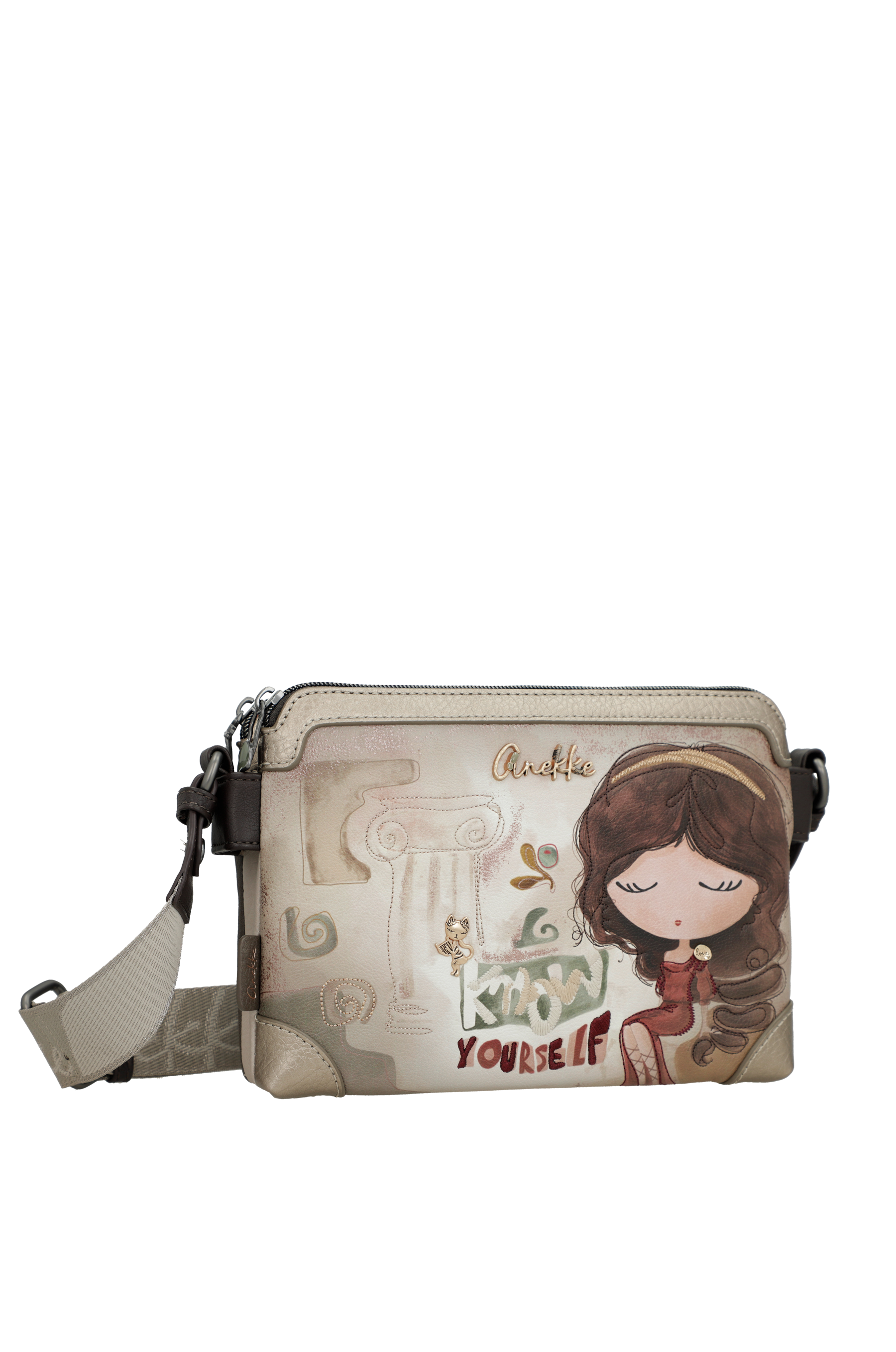 Borsa a tracolla a 3 scomparti Muse Anekke