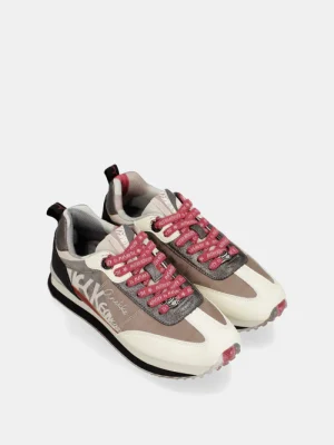 Sneakers rosa e bianche Anekke