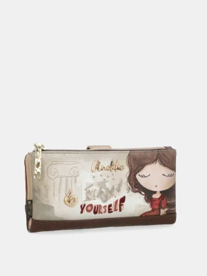 Portamonete grande flessibile RFID Muse Anekke