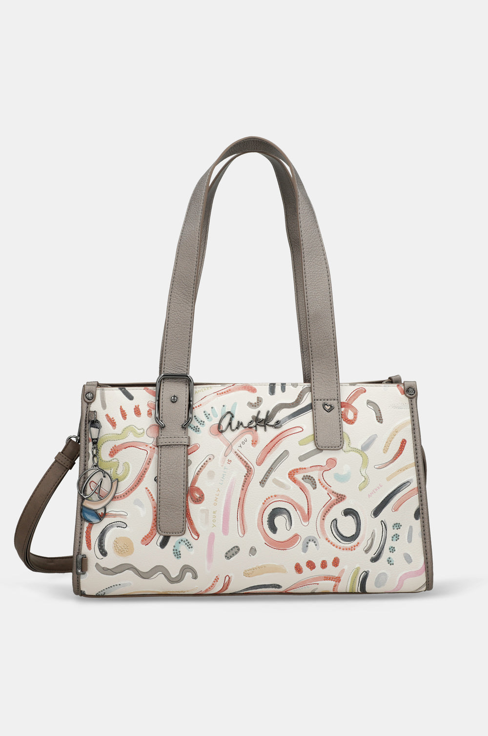Borsa con due manici e tracolla Olympia Anekke