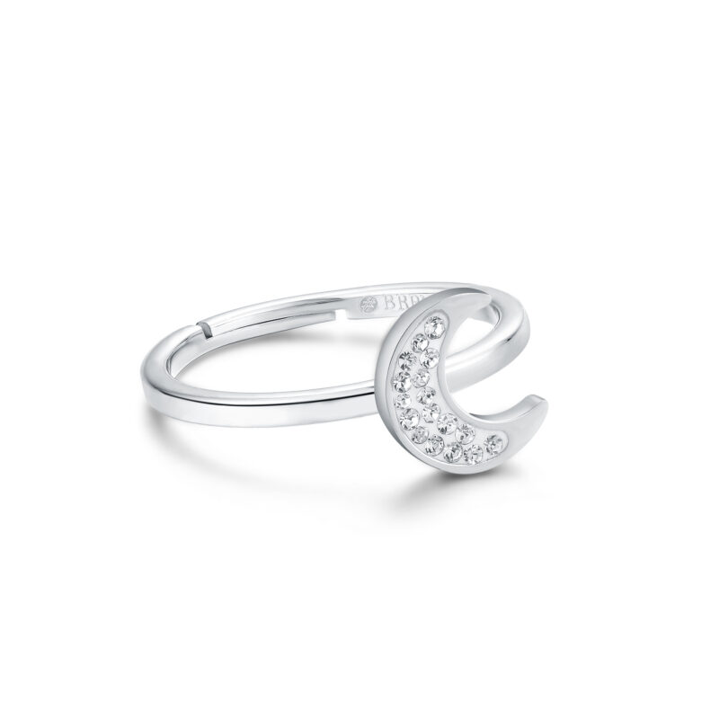 Anello Luna con Cristalli 1 Anello Luna con Cristalli