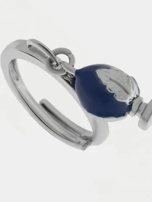 Anello con Pumo Pugliese Blu