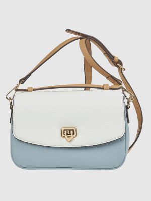 Borsa a Tracolla Bicolore VerdeFashion