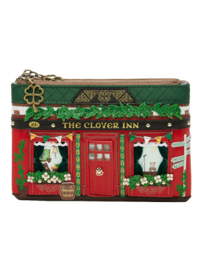 Portamonete con doppia zip The Clover Inn Vendula London