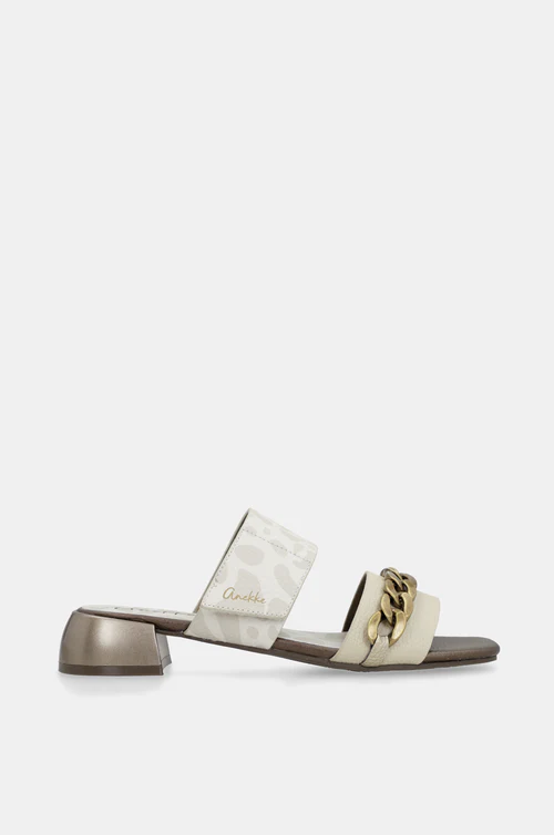 Sandali con tacco e maglie Gaia Anekke