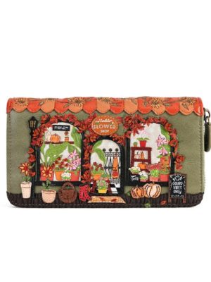 Vendula London - Flower Shop Amber Edition Portafoglio grande con zip