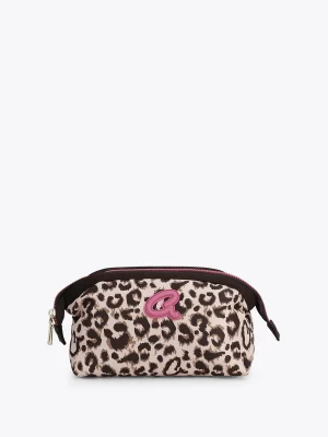 Pochette Porta Trucchi con Stampa Leopardata - Axel