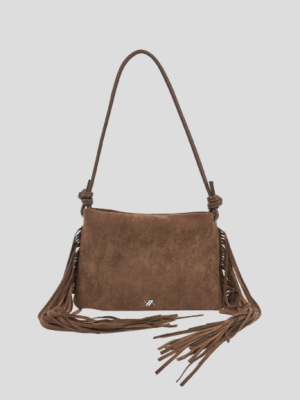 Borsa a Spalla con Frange Verdefashion